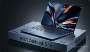 ASUS Zenbook S 16 Review,
Zenbook S 16 (English),
16-inch OLED Laptop,
Best Zenbook S 16 (2026),
Zenbook S 16 Battery Life,
ASUS Zenbook S 16 Price,
ASUS Zenbook S 16: Bright 3K OLED Screen (Open View),
Zenbook S 16: Super-Slim Side Profile with Ceraluminum,
ASUS Zenbook S 16: Keyboard Close-up,
Zenbook S 16: Vibrant OLED Display with HDR Colors,
ASUS Zenbook S 16: Creator or Professional in Use,