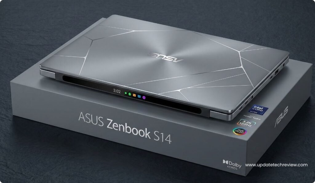 ASUS Zenbook S14 AMD Ryzen AI 400 Review, Zenbook S 14 AMD Ryzen AI 400, ASUS Zenbook S 14 रिव्यू, Zenbook S 14 Ryzen AI English, 3K OLED ultrabook, बेस्ट Ryzen AI 400 लैपटॉप 2026, Zenbook S 14 बैटरी, ASUS Zenbook S 14 कीमत, ASUS Zenbook S 14 Ryzen AI 400 ब्राइट 3K OLED स्क्रीन ओपन व्यू, Zenbook S 14 Ryzen AI सुपर स्लिम साइड प्रोफाइल Ceraluminum, ASUS Zenbook S 14 Ryzen AI कीबोर्ड क्लोजअप, Zenbook S 14 Ryzen AI वाइब्रेंट OLED डिस्प्ले HDR कलर्स, ASUS Zenbook S 14 Ryzen AI यूज करते हुए प्रोफेशनल,