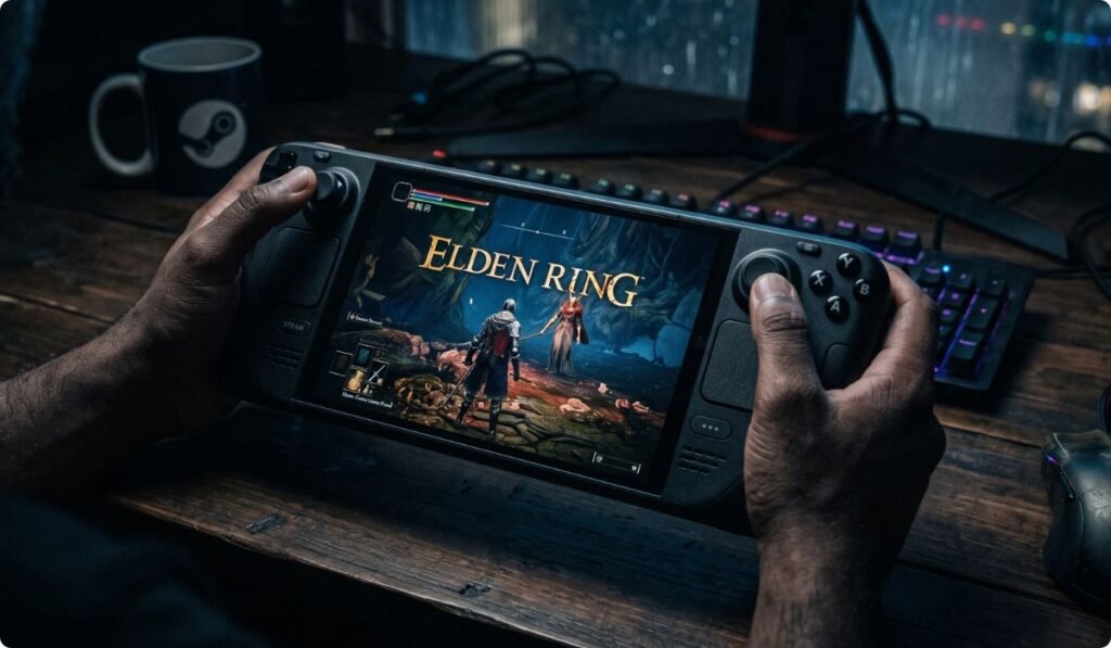 Valve Steam Deck OLED, Valve Steam Deck OLED price in India, Valve Steam Deck OLED review 2026, Valve Steam Deck OLED लें, Steam Deck OLED features, Steam Deck OLED battery life, Steam Deck OLED vs other handhelds, Steam Deck OLED buy India, Steam Deck OLED games 2026, Valve Steam Deck OLED worth it 2026,