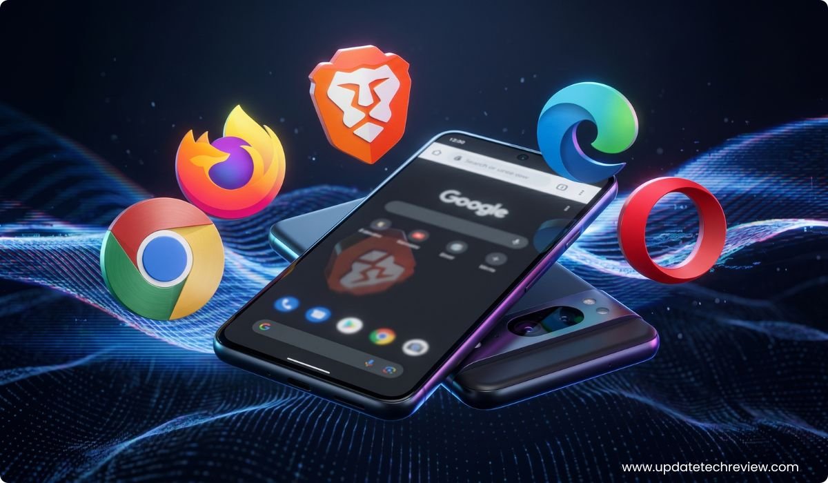 best browser for android, best browser for android, best android browser 2026, Brave browser android, Firefox vs Chrome android, fastest browser for android, private browser android, best ad blocker browser android, Microsoft Edge android review, Samsung Internet browser.