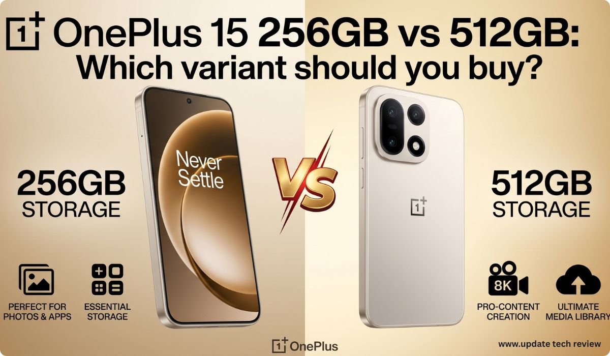 OnePlus 15 256GB vs 512GB, OnePlus 15 review, OnePlus 15 price, OnePlus 15 storage, OnePlus 15 RAM difference, OnePlus 15 256GB, OnePlus 15 512GB, OnePlus 15 specs, Buy OnePlus 15, OnePlus 15 camera.